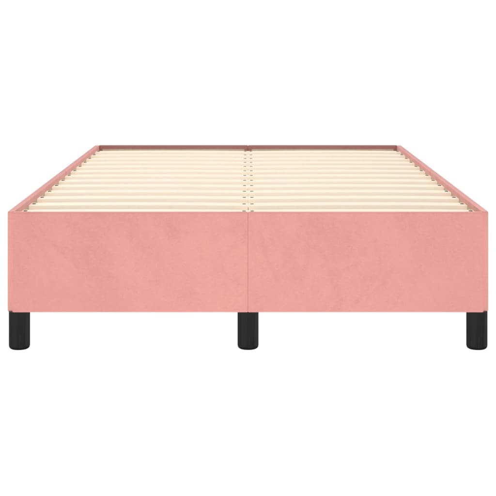 Bettgestell Rosa 120x200 cm Samt