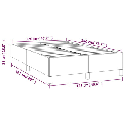 Bettgestell Rosa 120x200 cm Samt - Pazzar.ch