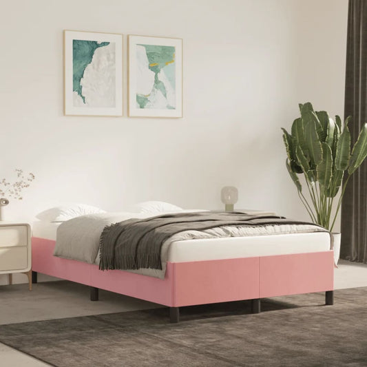 Bettgestell Rosa 120x200 cm Samt - Pazzar.ch