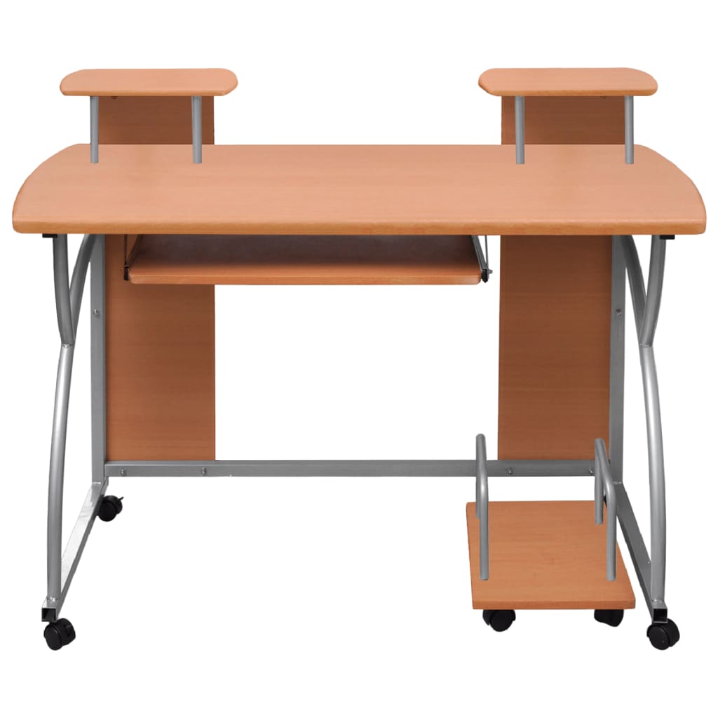 Computertisch Braun 110x52x88,5 cm Holzwerkstoff - Pazzar.ch
