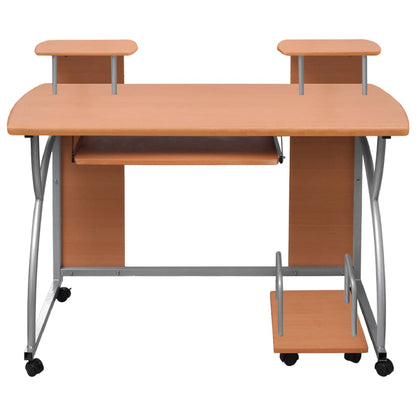 Computertisch Braun 110x52x88,5 cm Holzwerkstoff - Pazzar.ch