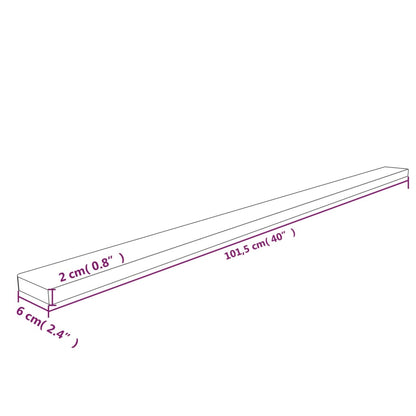 Kantenschoner 2 Stk. Gelb & Schwarz 6x2x101,5 cm PU - Pazzar.ch