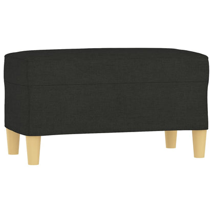 Sitzbank Schwarz 70x35x41 cm Stoff - Pazzar.ch