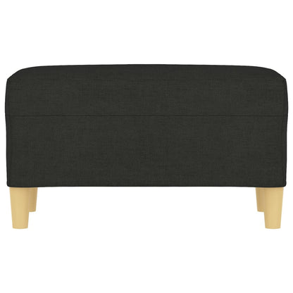 Sitzbank Schwarz 70x35x41 cm Stoff - Pazzar.ch