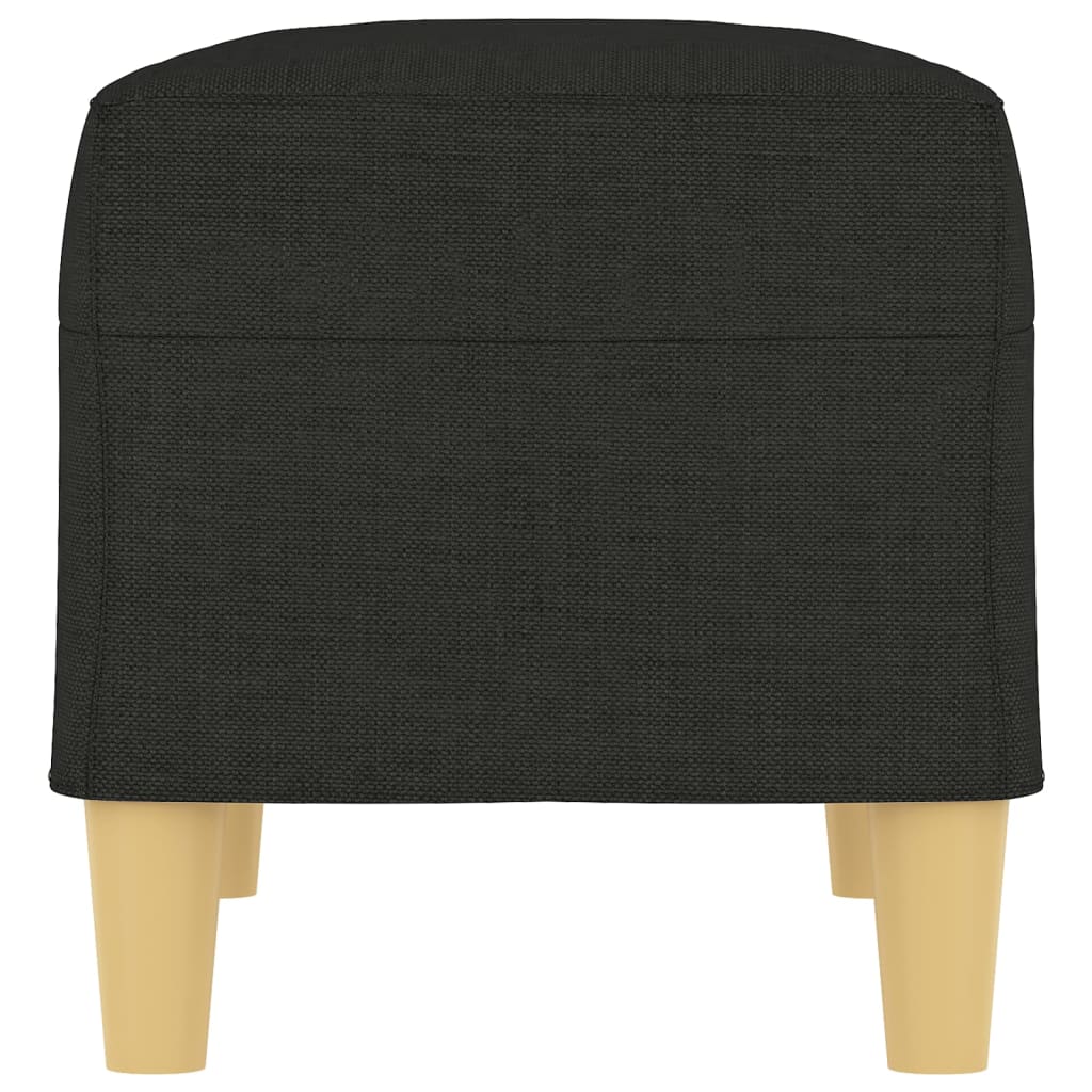 Sitzbank Schwarz 70x35x41 cm Stoff - Pazzar.ch
