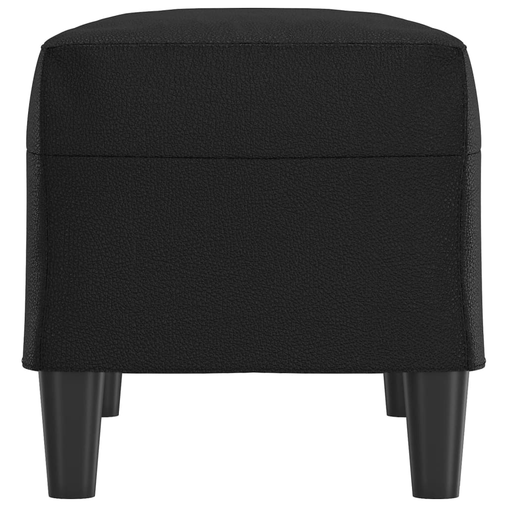 Sitzbank Schwarz 70x35x41 cm Kunstleder - Pazzar.ch