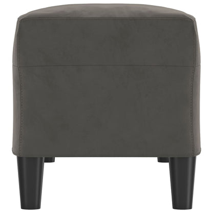 Sitzbank Dunkelgrau 100x35x41 cm Samt - Pazzar.ch