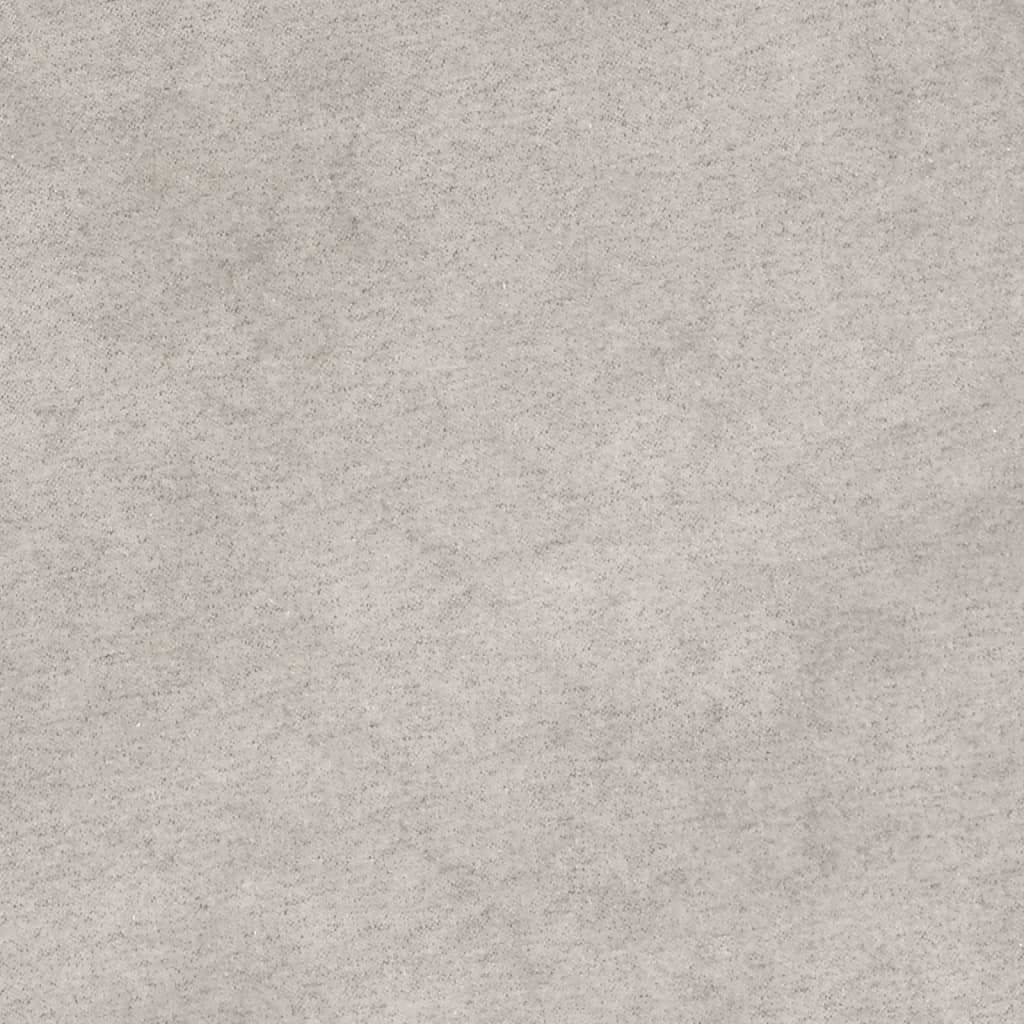 Sitzbank Hellgrau 70x35x41 cm Mikrofasergewebe - Pazzar.ch