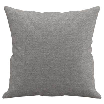 Zierkissen 2 Stk. Hellgrau 40x40 cm Stoff - Pazzar.ch