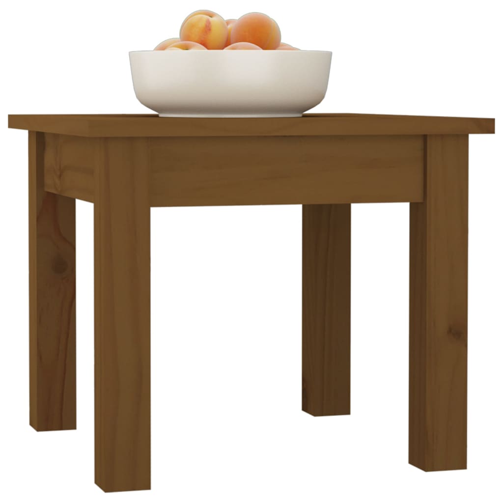 Couchtisch Honigbraun 35x35x30 cm Massivholz Kiefer - Pazzar.ch