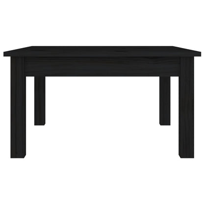 Couchtisch Schwarz 55x55x30 cm Massivholz Kiefer - Pazzar.ch