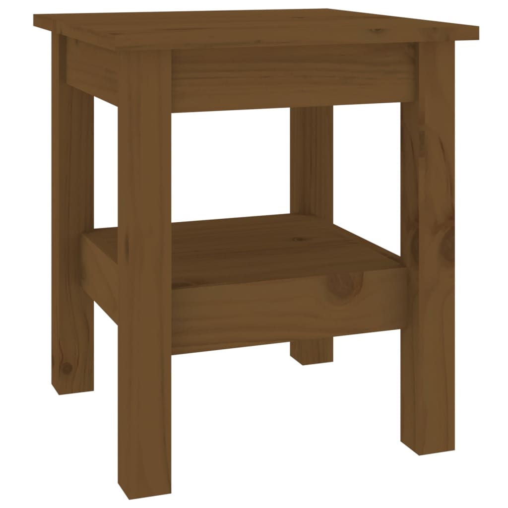 Couchtisch Honigbraun 35x35x40 cm Massivholz Kiefer - Pazzar.ch