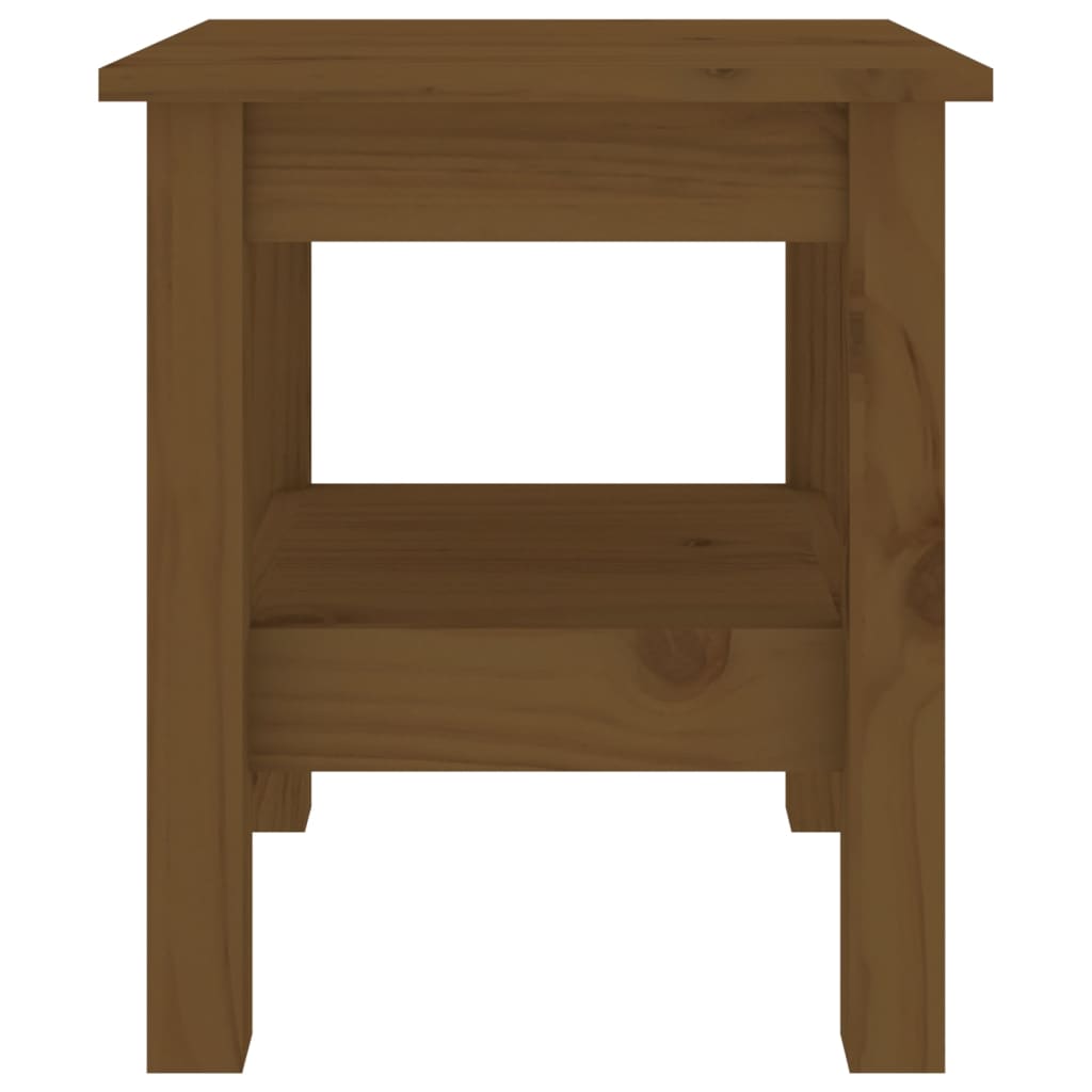 Couchtisch Honigbraun 35x35x40 cm Massivholz Kiefer - Pazzar.ch