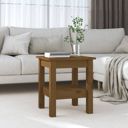 Couchtisch Honigbraun 35x35x40 cm Massivholz Kiefer - Pazzar.ch