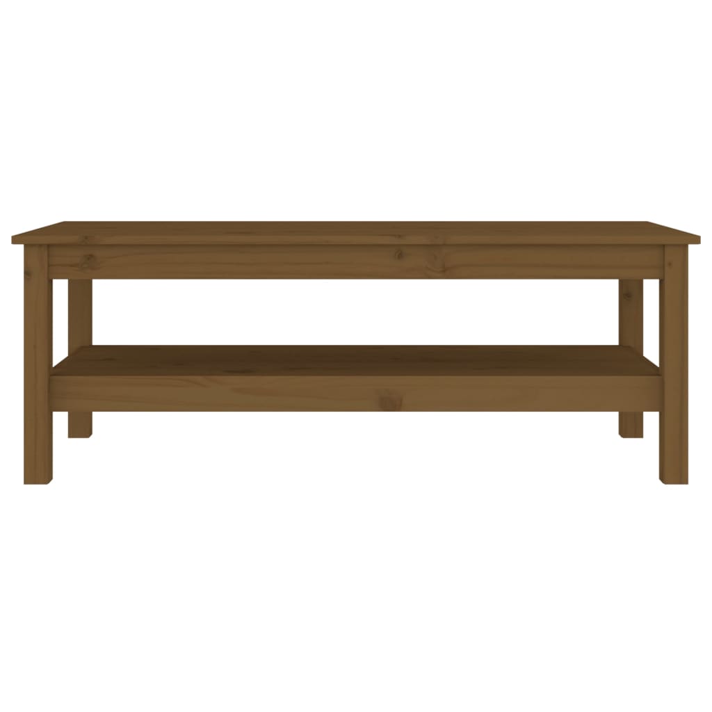 Couchtisch Honigbraun 110x50x40 cm Massivholz Kiefer - Pazzar.ch