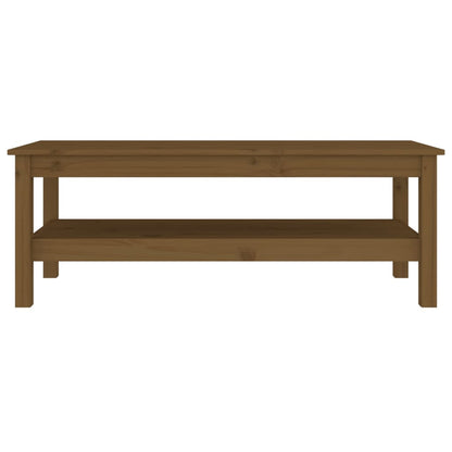 Couchtisch Honigbraun 110x50x40 cm Massivholz Kiefer - Pazzar.ch