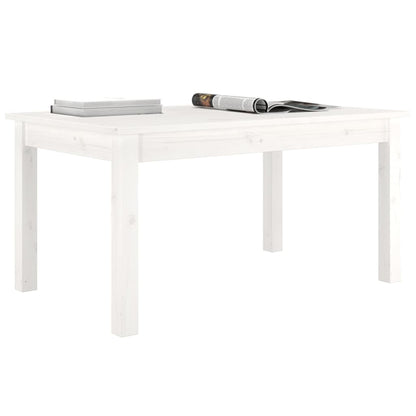 Couchtisch Weiß 80x50x40 cm Massivholz Kiefer - Pazzar.ch