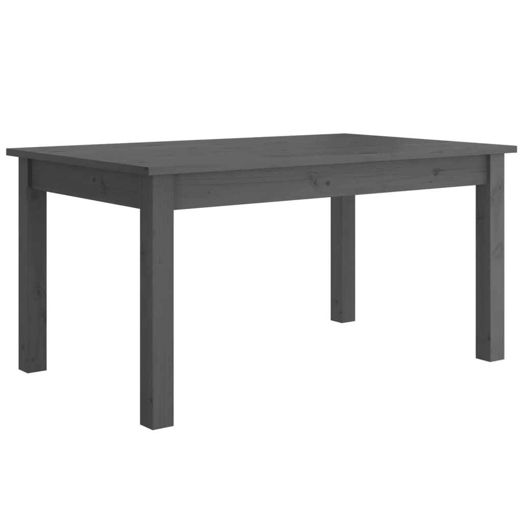 Couchtisch Grau 80x50x40 cm Massivholz Kiefer - Pazzar.ch