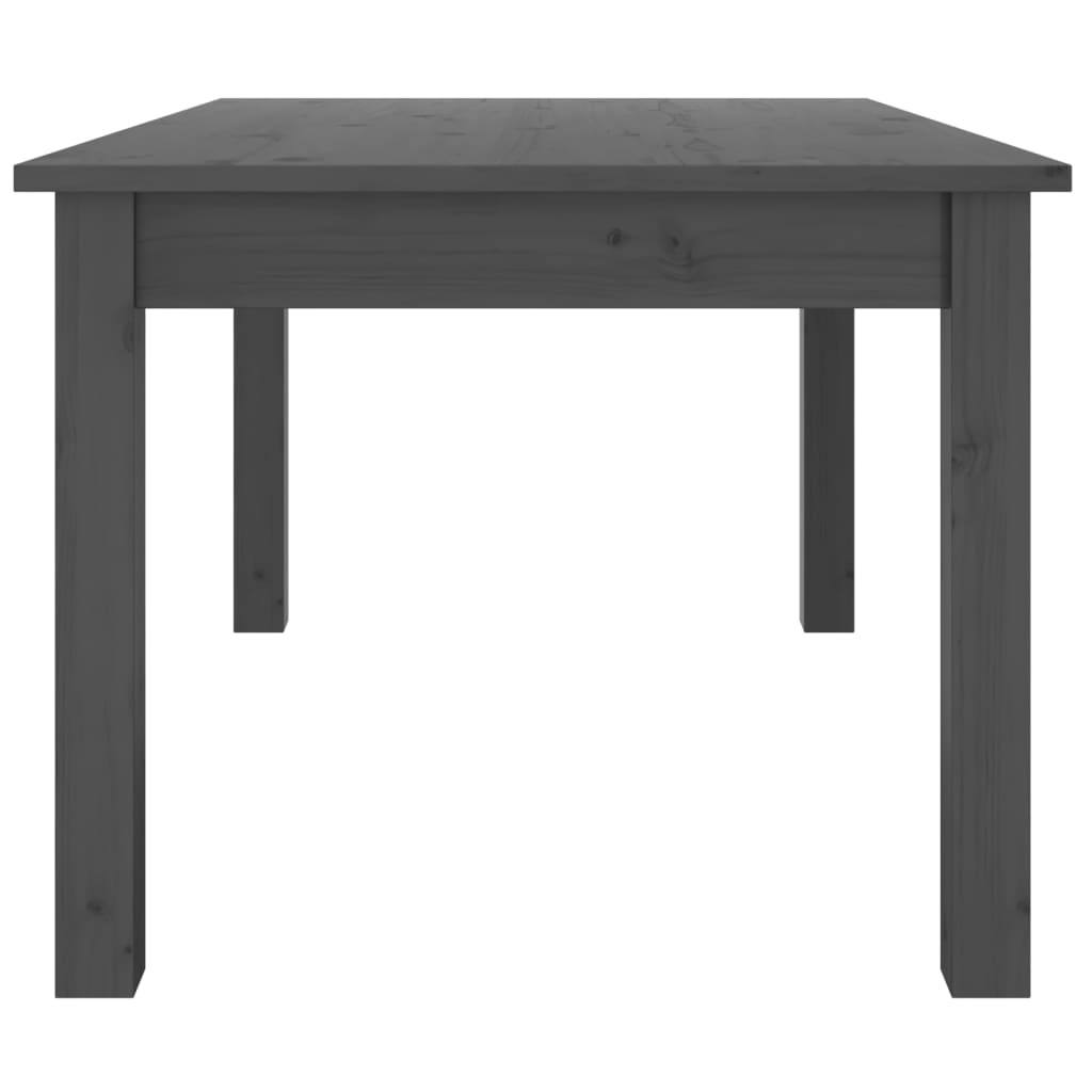 Couchtisch Grau 80x50x40 cm Massivholz Kiefer - Pazzar.ch