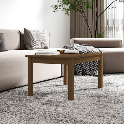 Couchtisch Honigbraun 80x50x40 cm Massivholz Kiefer - Pazzar.ch
