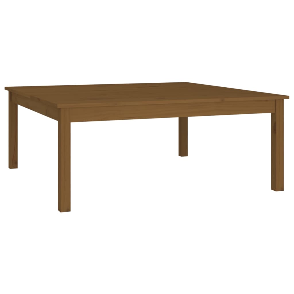 Couchtisch Honigbraun 100x100x40 cm Massivholz Kiefer - Pazzar.ch