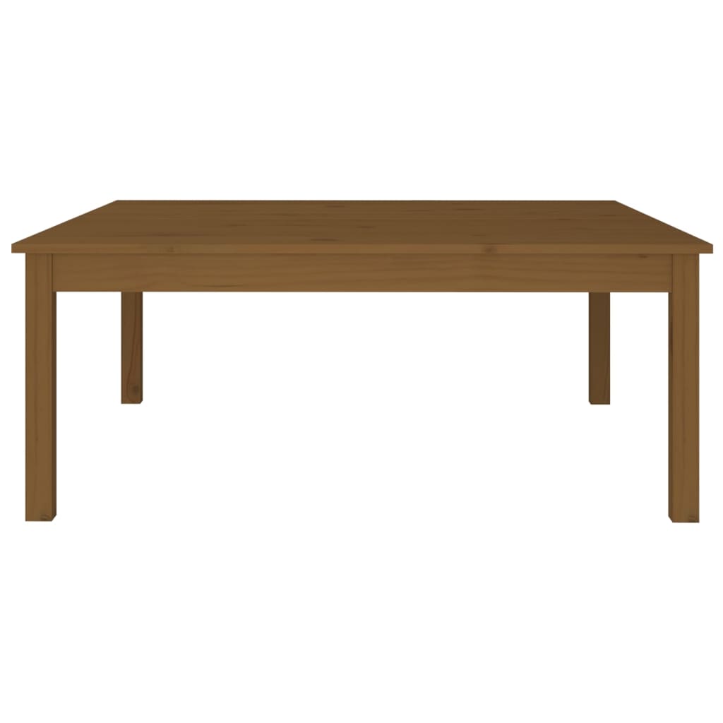 Couchtisch Honigbraun 100x100x40 cm Massivholz Kiefer - Pazzar.ch