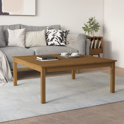 Couchtisch Honigbraun 100x100x40 cm Massivholz Kiefer - Pazzar.ch