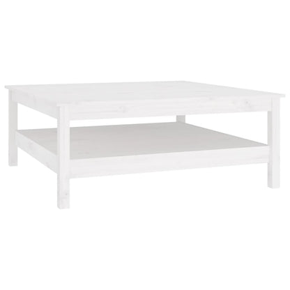 Couchtisch Weiß 100x100x40 cm Massivholz Kiefer - Pazzar.ch