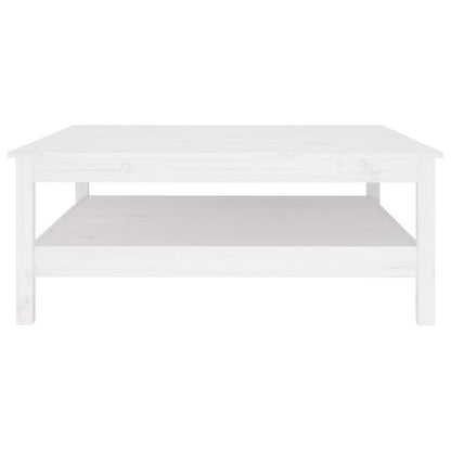 Couchtisch Weiß 100x100x40 cm Massivholz Kiefer - Pazzar.ch