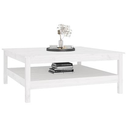 Couchtisch Weiß 100x100x40 cm Massivholz Kiefer - Pazzar.ch