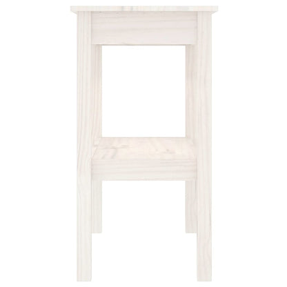 Konsolentisch Weiß 80x40x75 cm Massivholz Kiefer - Pazzar.ch