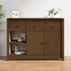 Sideboard Honigbraun 100x35x74 cm Massivholz Kiefer