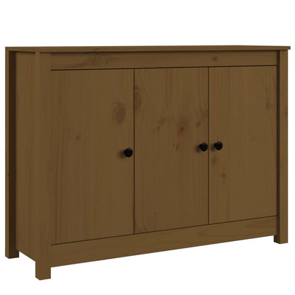 Sideboard Honigbraun 100x35x74 cm Massivholz Kiefer - Pazzar.ch