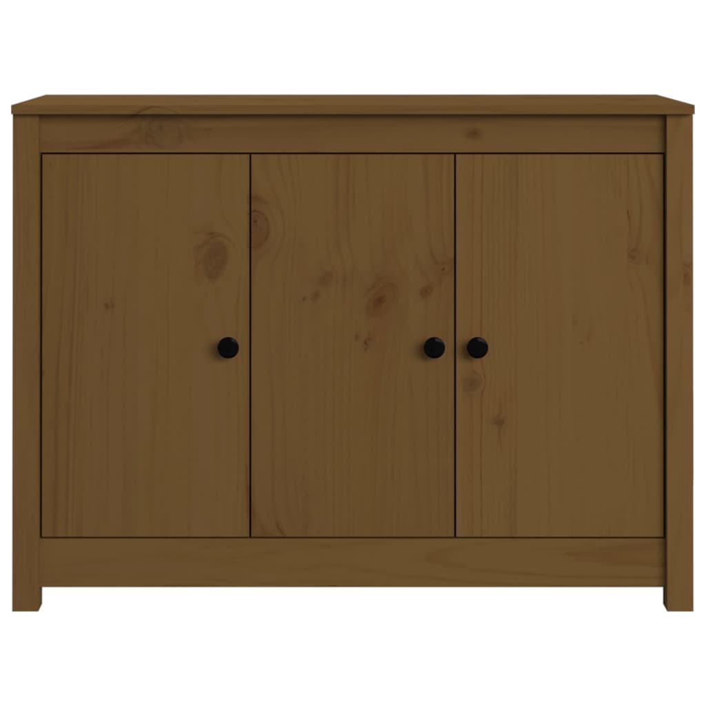 Sideboard Honigbraun 100x35x74 cm Massivholz Kiefer - Pazzar.ch