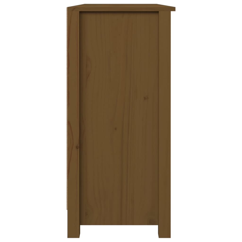 Sideboard Honigbraun 100x35x74 cm Massivholz Kiefer - Pazzar.ch