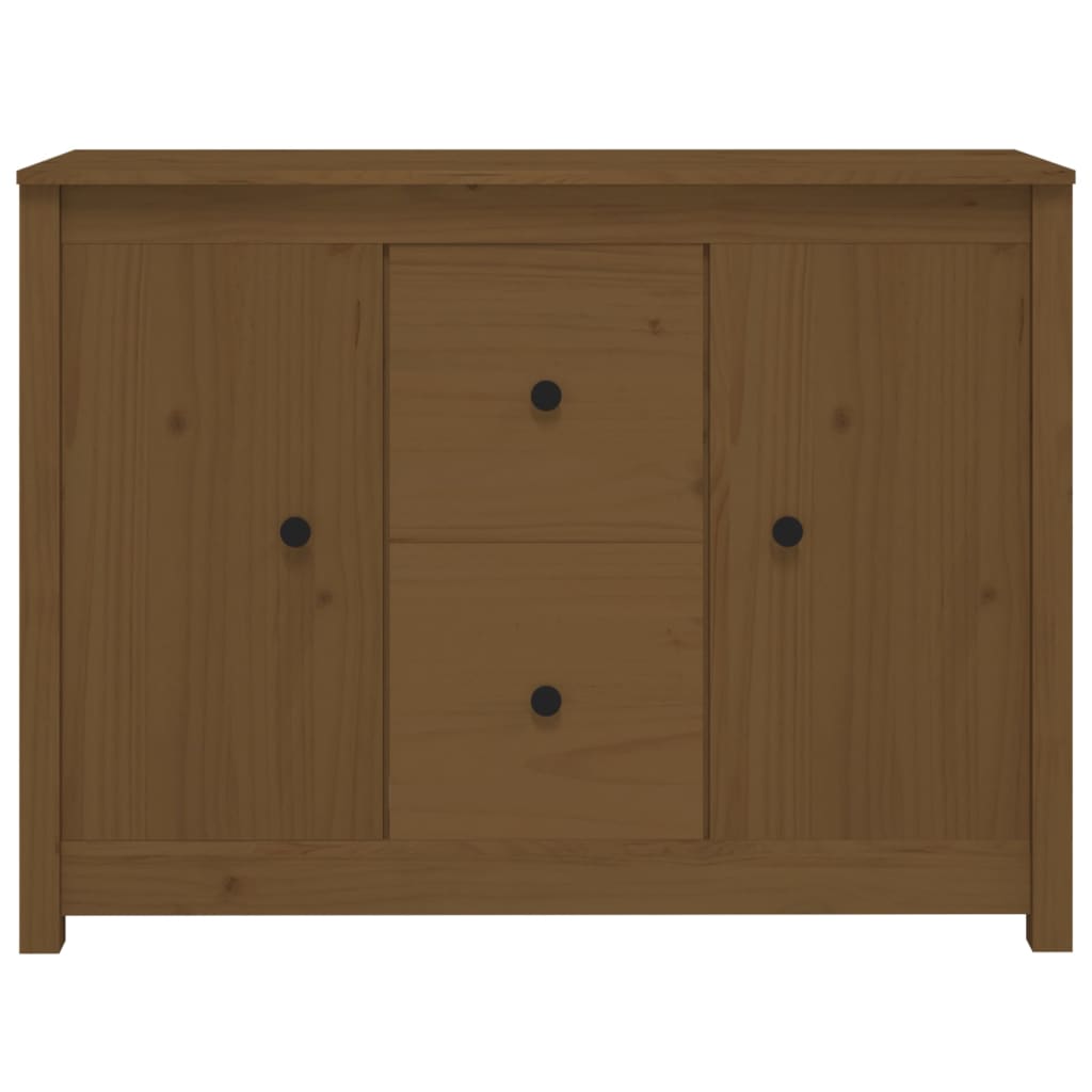 Sideboard Honigbraun 100x35x74 cm Massivholz Kiefer - Pazzar.ch
