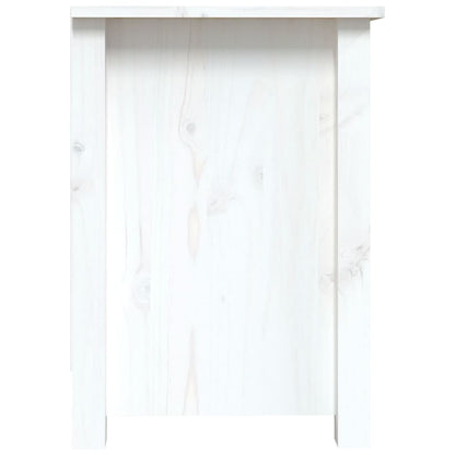 TV-Schrank Weiß 103x36,5x52 cm Massivholz Kiefer - Pazzar.ch