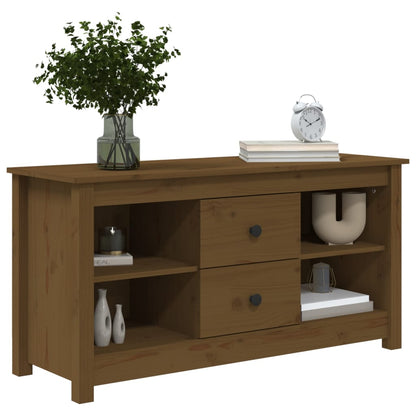 TV-Schrank Honigbraun 103x36,5x52 cm Massivholz Kiefer - Pazzar.ch