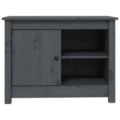 TV-Schrank Grau 70x36,5x52 cm Massivholz Kiefer - Pazzar.ch