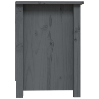 TV-Schrank Grau 70x36,5x52 cm Massivholz Kiefer - Pazzar.ch