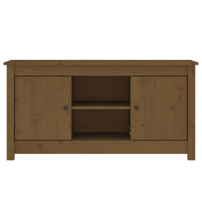 TV-Schrank Honigbraun 103x36,5x52 cm Massivholz Kiefer - Pazzar.ch