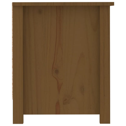 Schuhschrank Honigbraun 110x38x45,5 cm Massivholz Kiefer - Pazzar.ch
