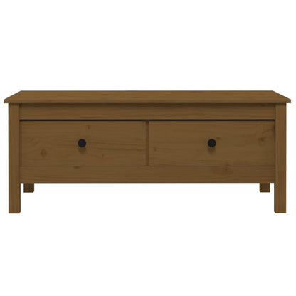 Couchtisch Honigbraun 100x50x40 cm Massivholz Kiefer - Pazzar.ch