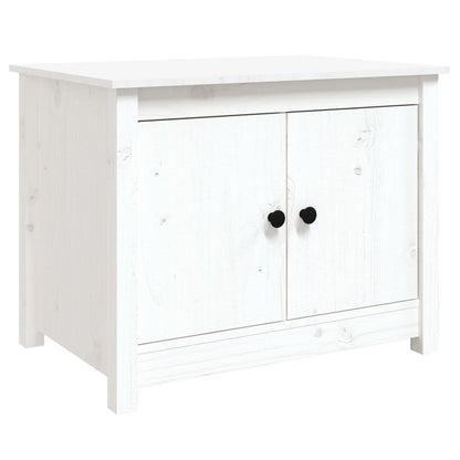 Couchtisch Weiß 71x49x55 cm Massivholz Kiefer - Pazzar.ch