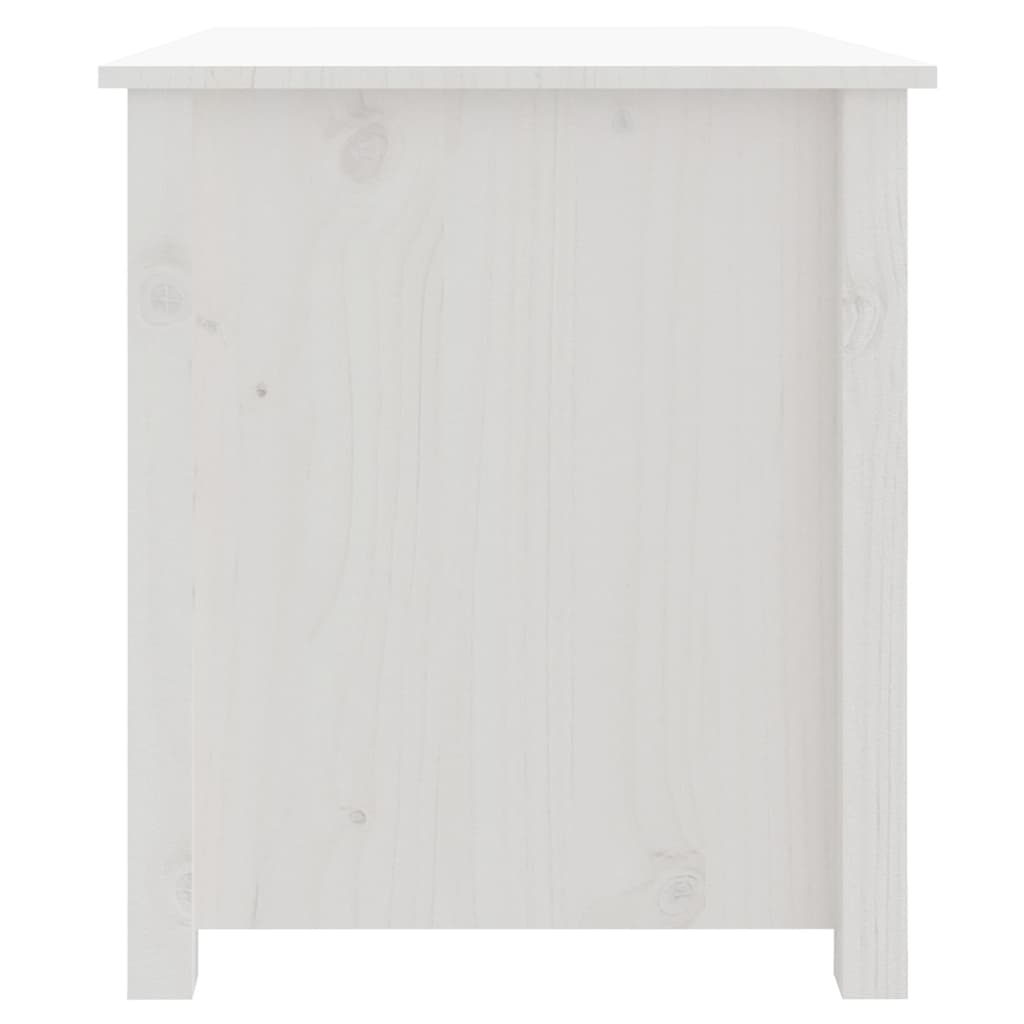 Couchtisch Weiß 71x49x55 cm Massivholz Kiefer - Pazzar.ch