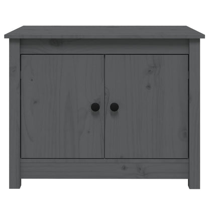 Couchtisch Grau 71x49x55 cm Massivholz Kiefer - Pazzar.ch