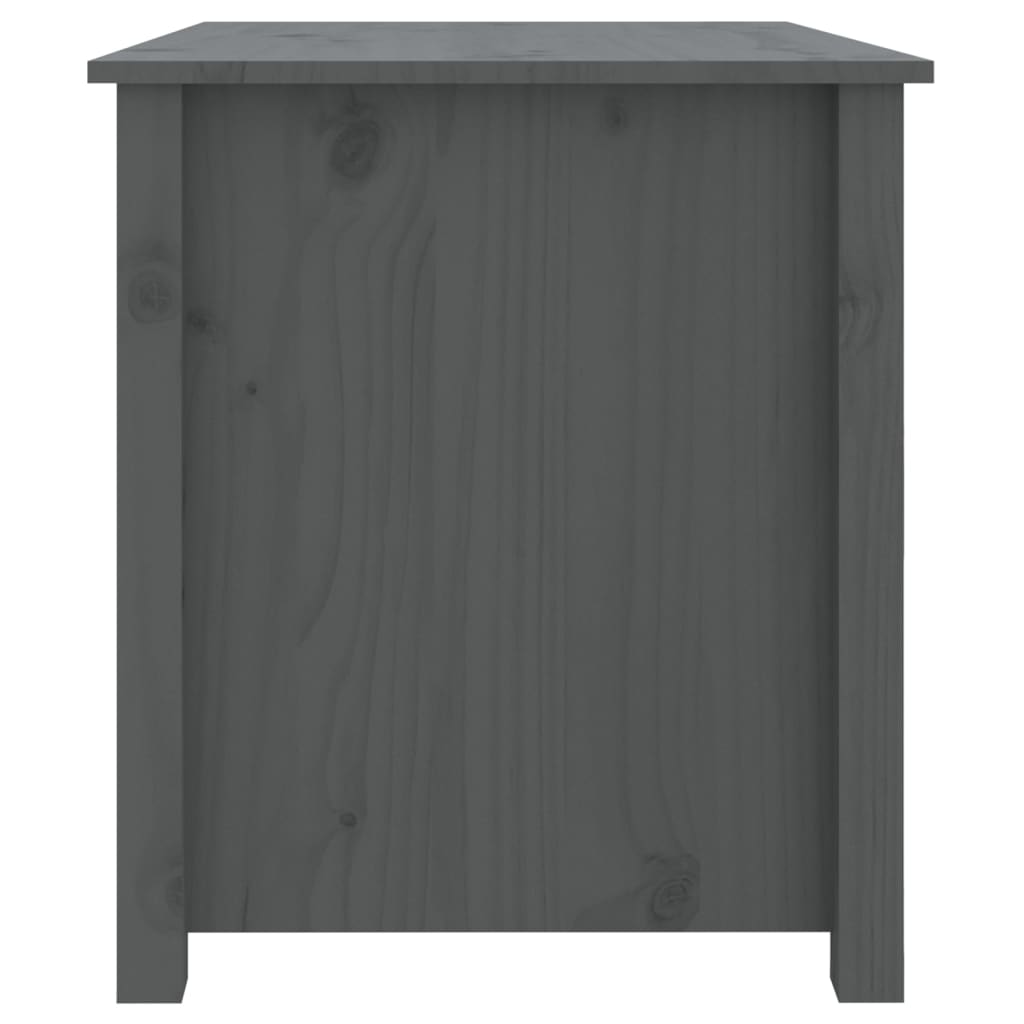 Couchtisch Grau 71x49x55 cm Massivholz Kiefer - Pazzar.ch