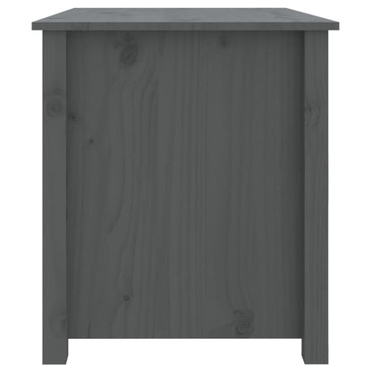 Couchtisch Grau 71x49x55 cm Massivholz Kiefer - Pazzar.ch