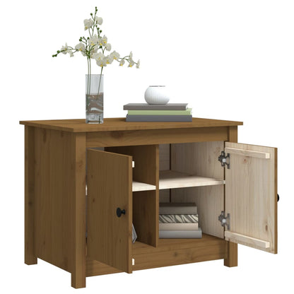 Couchtisch Honigbraun 71x49x55 cm Massivholz Kiefer - Pazzar.ch