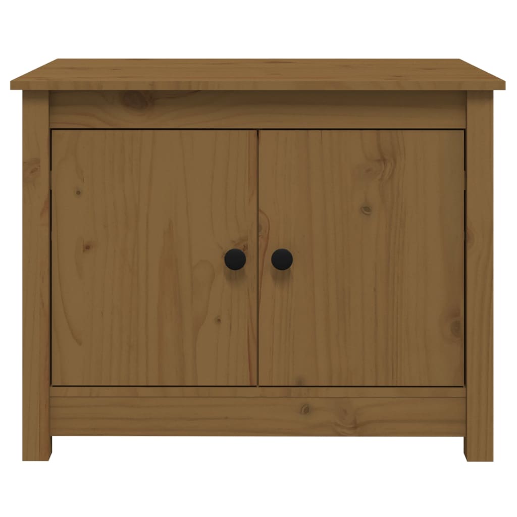 Couchtisch Honigbraun 71x49x55 cm Massivholz Kiefer - Pazzar.ch